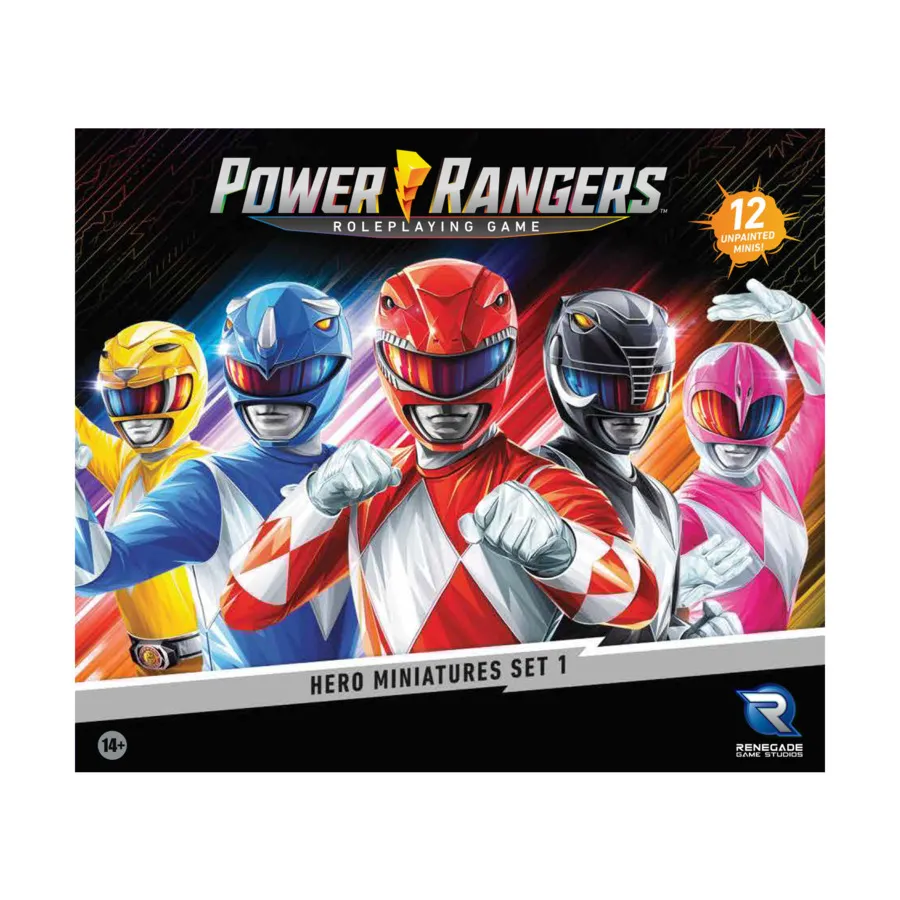 

Бокс-сет миниатюр Power Rangers Hero Miniatures Set #1, Power Rangers Role Playing Game