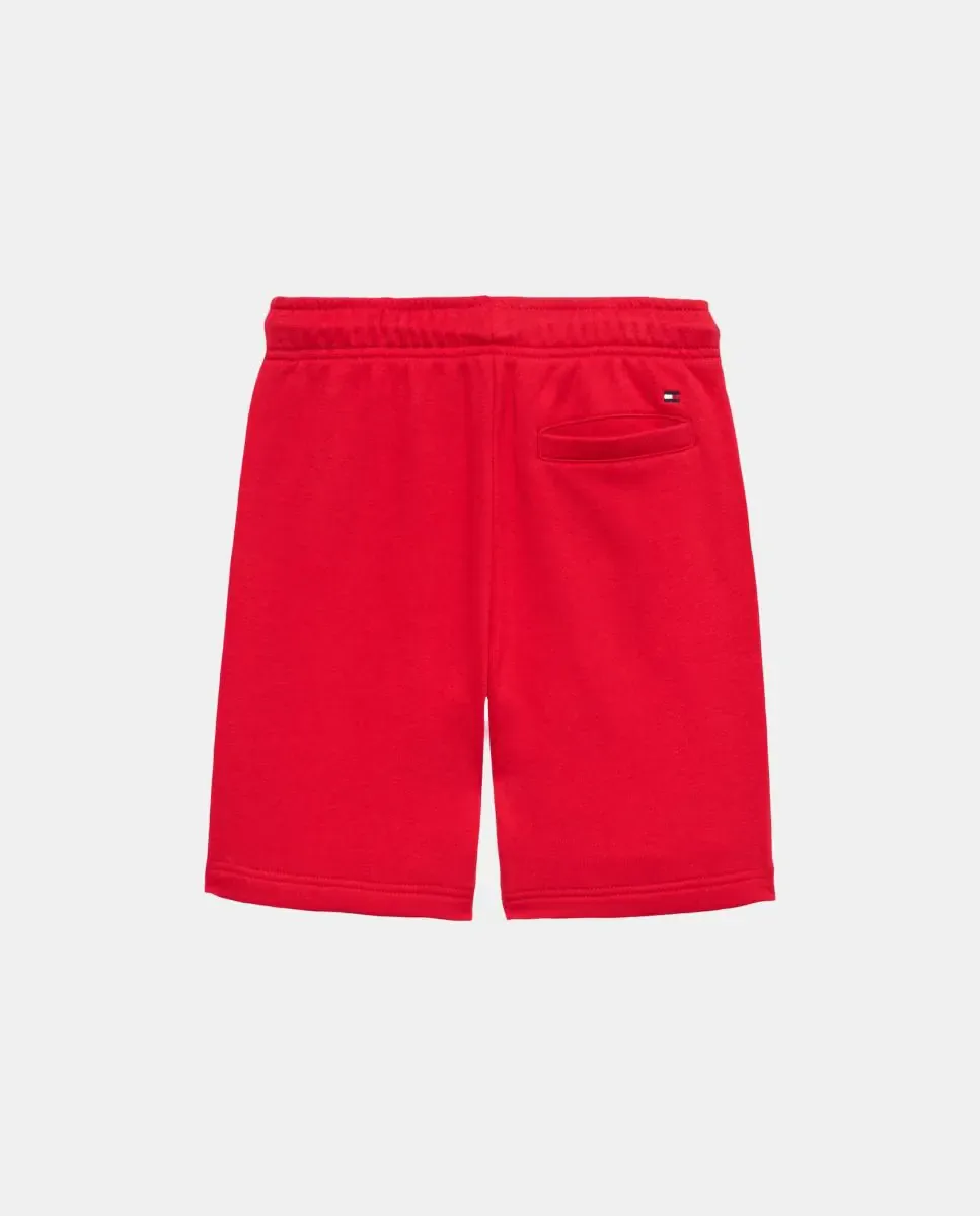 Детские шорты с корпоративным логотипом Tommy Hilfiger, красный — фото 2