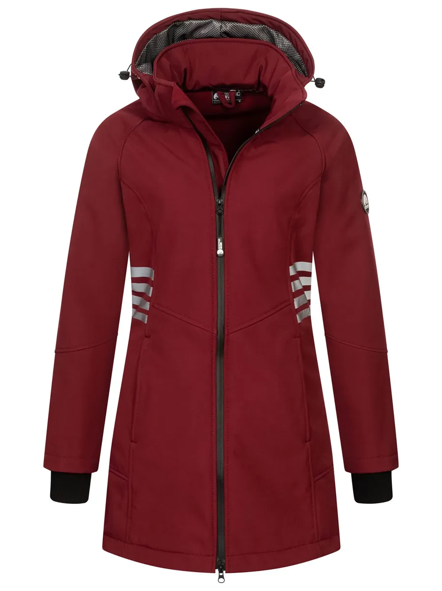 

Куртка из софтшелла Arctic Seven "ASGiuliana", со съемным капюшоном, бордовый