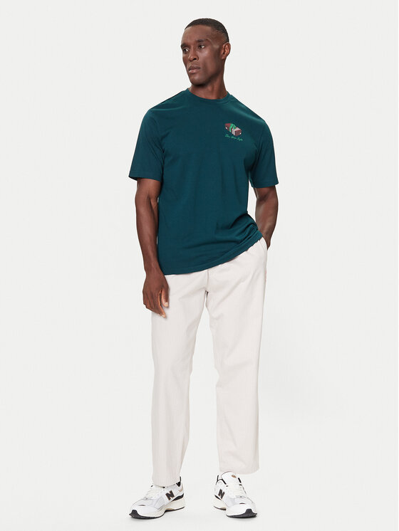 Футболка regular fit 3-Stripes Lights Giftbox Graphic JN2498 Adidas, зеленый — фото 2
