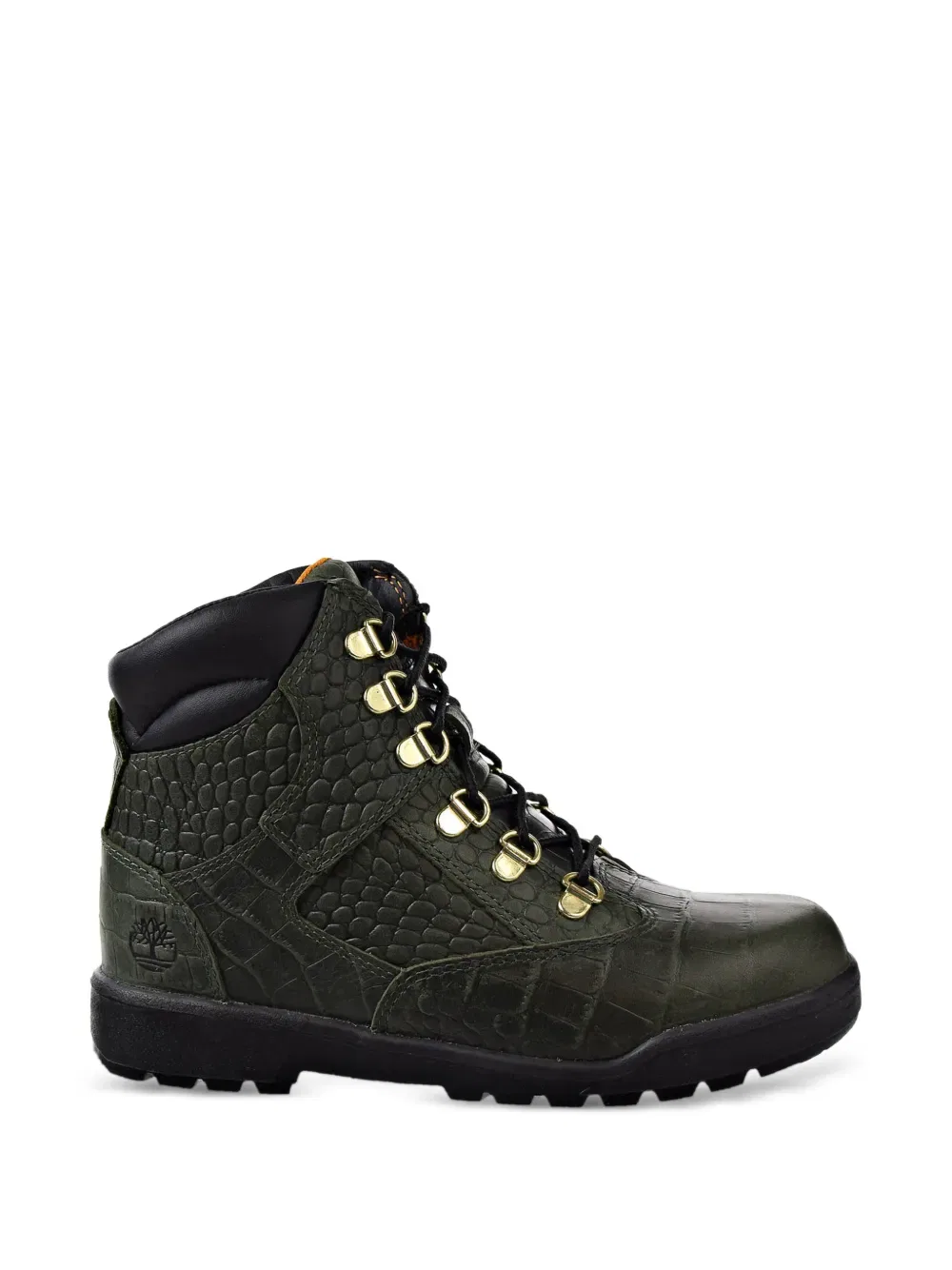 Полевые сапоги кожаные 6 дюймов Timberland Kids, зеленый — фото 2