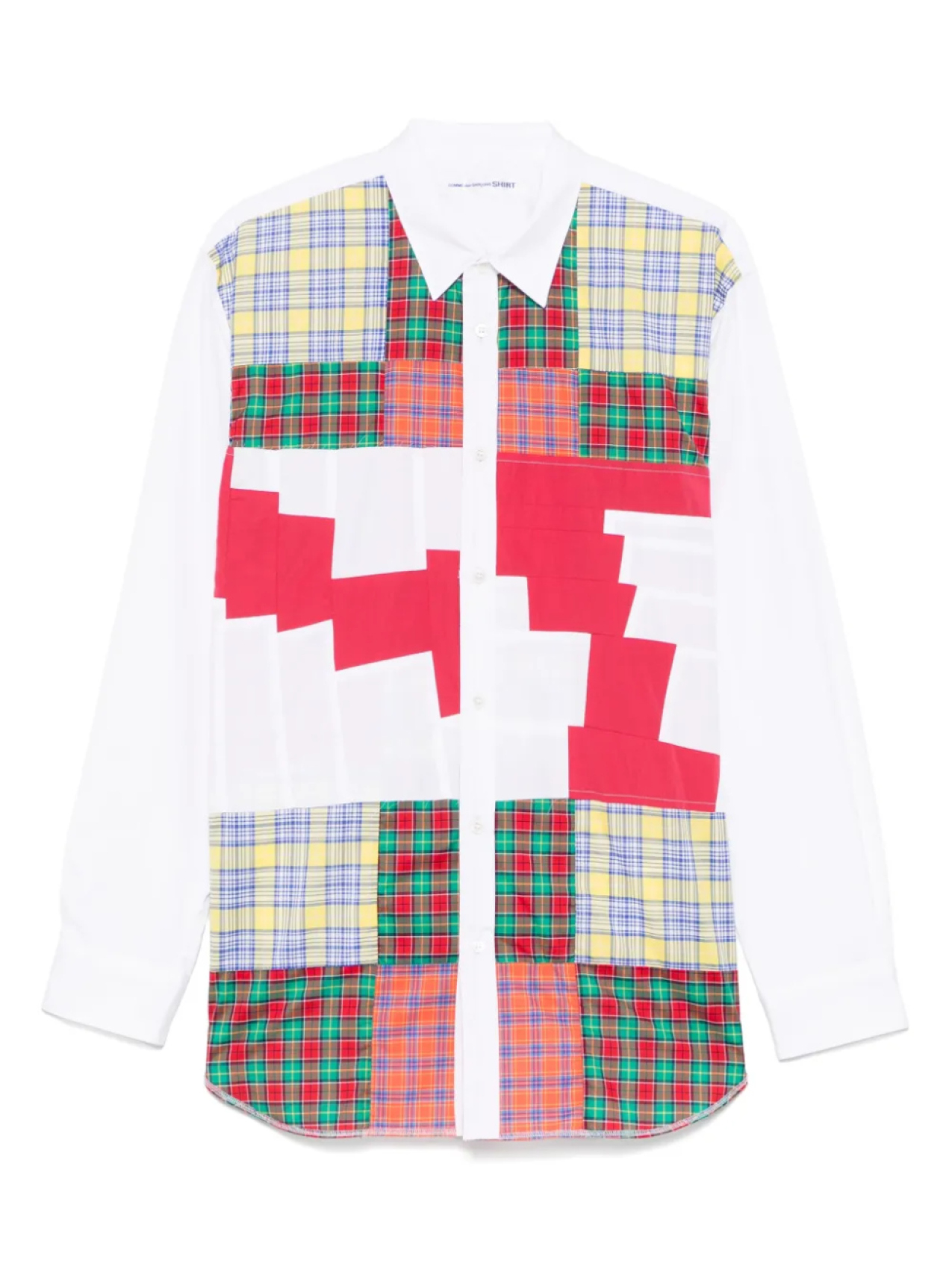 

Рубашка в технике пэчворк Comme Des Garçons Shirt, белый