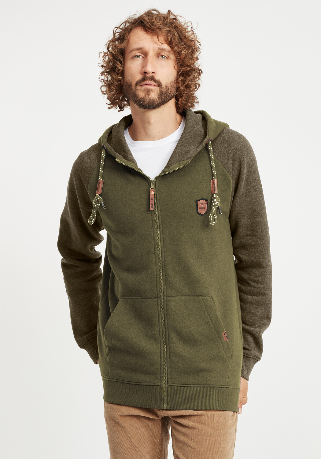 

Толстовка INDICODE Kapuzensweatjacke IDTerence, зеленый