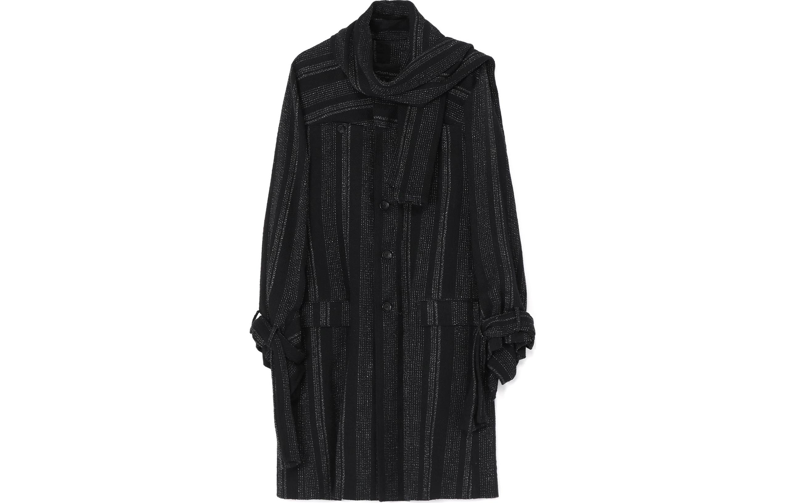 

Yohji Yamamoto Черное мужское пальто, Black