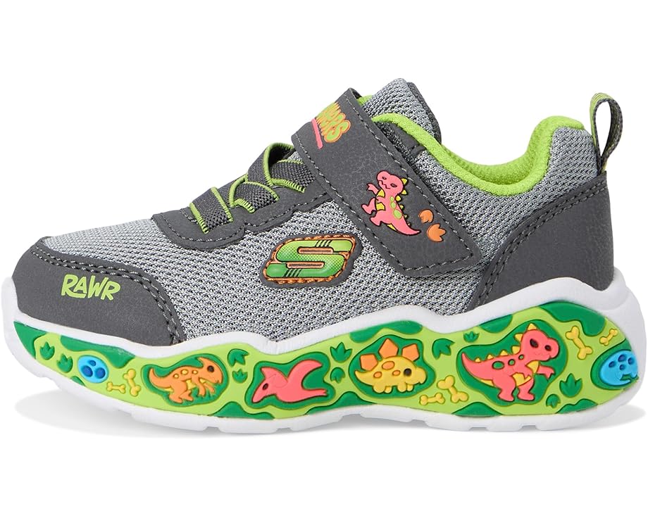 Кроссовки SKECHERS KIDS Play Scene 407312N, цвет Charcoal/Lime — фото 4