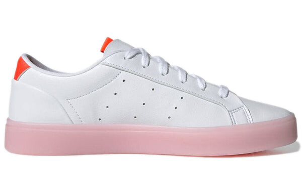 Кроссовки (WMNS) adidas Originals Sleek 'White Pink', белый — фото 2