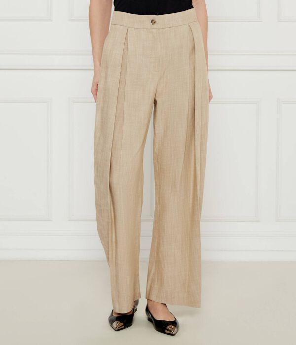 

Брюки Flare fit Pinko, желтый