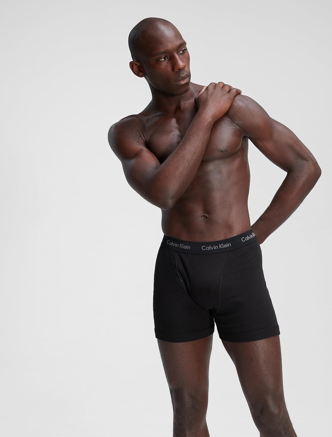 Комплект из 5 мужских трусов-боксеров Calvin Klein Cotton Classics, 5 Black — фото 2