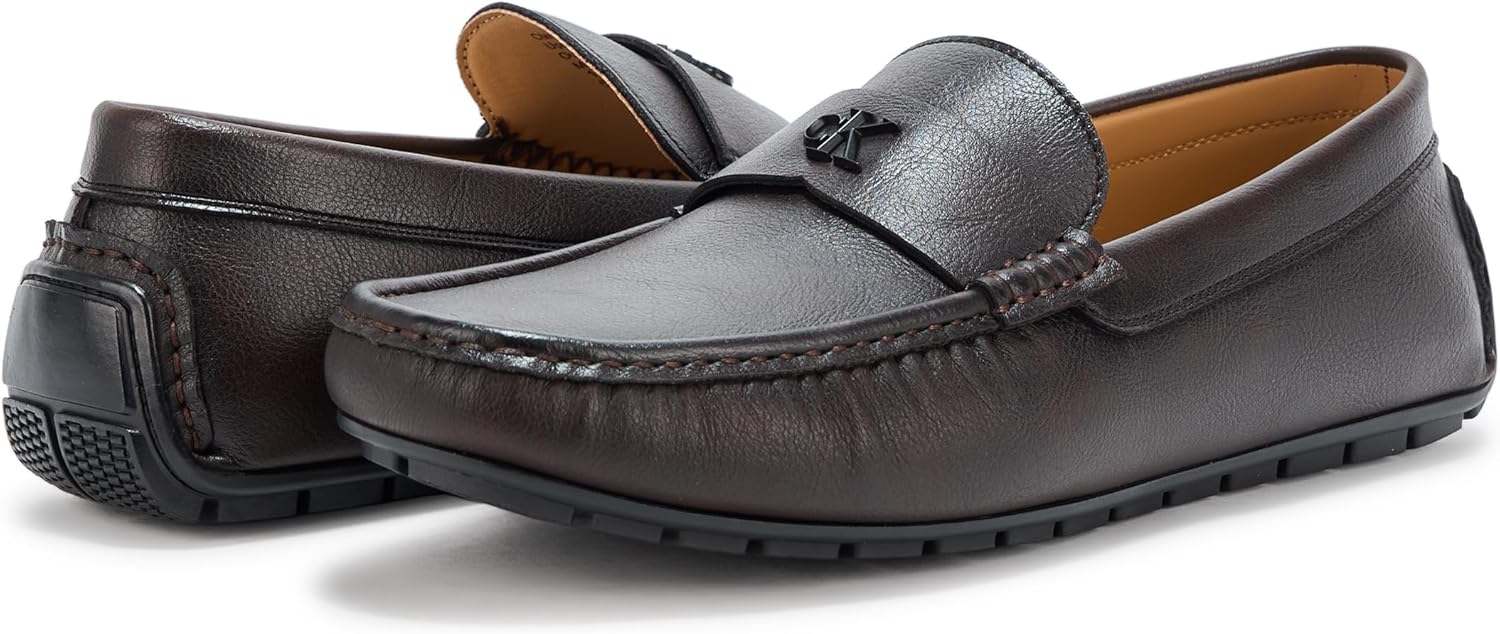 Мужские лоферы Follman Calvin Klein, Dark Brown — фото 3