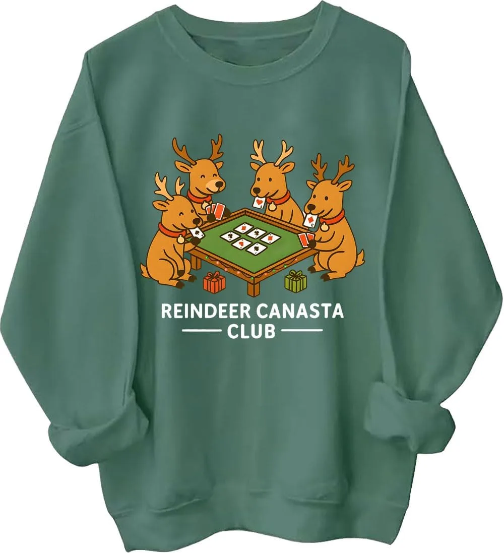 

Свитшот с рождественскими картами Canasta LNDOCAI