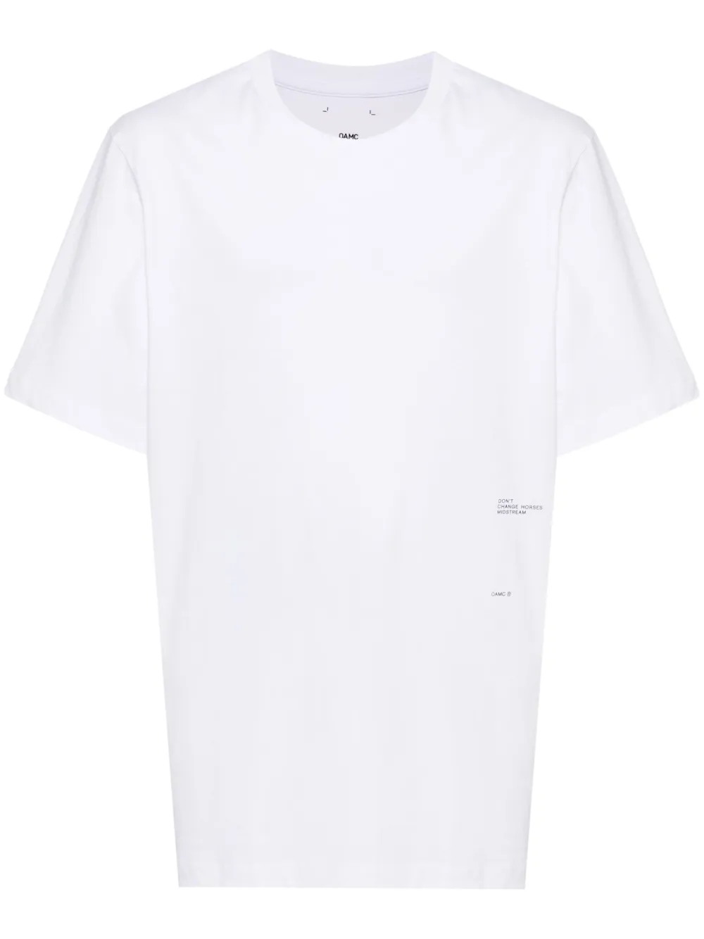 

Футболка с нашивкой Oamc, белый