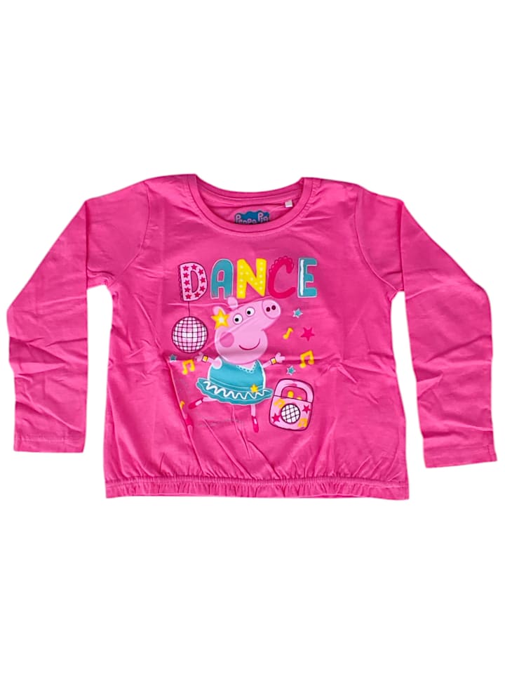 

Рубашка с длинным рукавом Peppa Pig, розовый