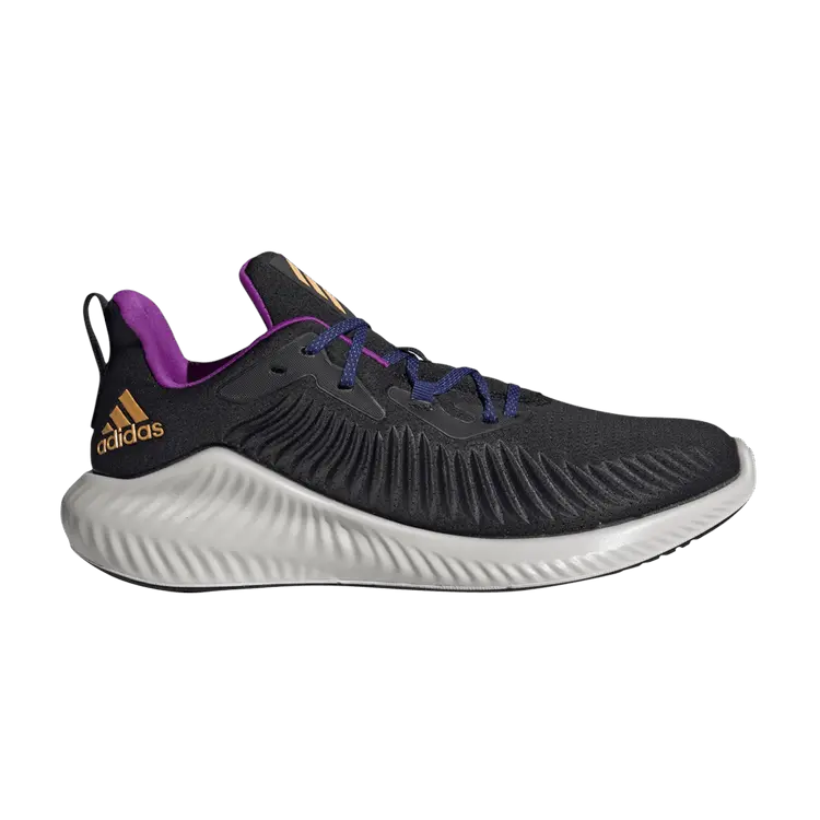 

Кроссовки adidas Alphabounce+ Run EM 'Black Real Gold', черный