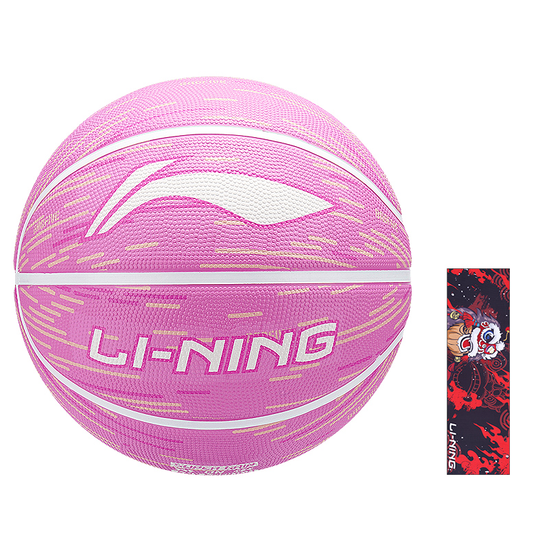 

LINING BadFive Flowing Shadows Collection резиновый баскетбольный мяч white pink размер 7.5 тренировочный соревновательный unisex Китай