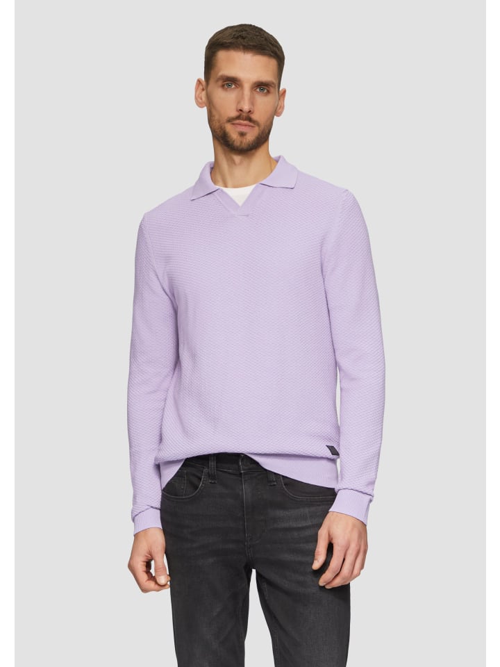 

Пуловер s.Oliver Strickpullover langarm, фиолетовый