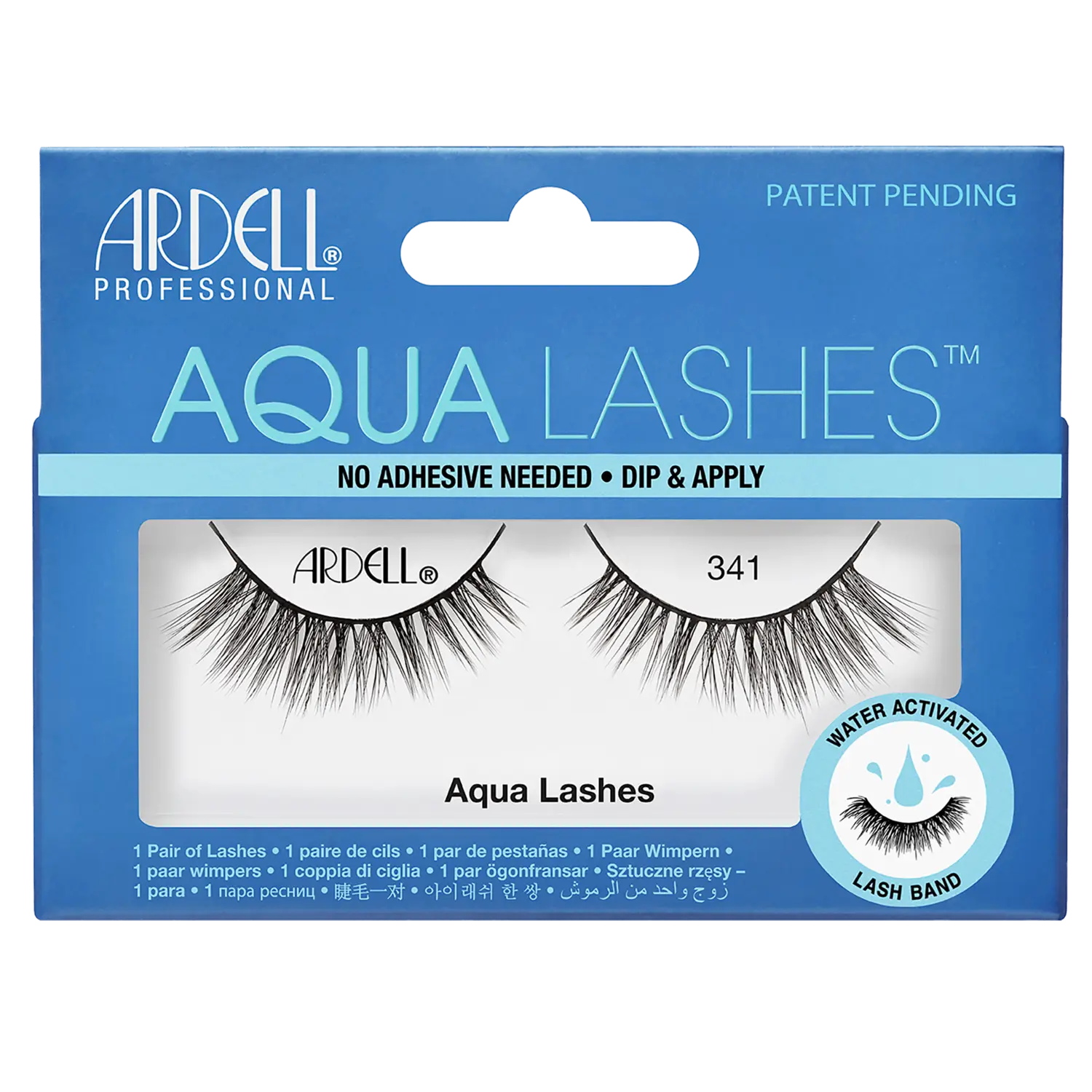 

Накладные ресницы на полоске Ardell Aqua Lashes 341, 1 упаковка