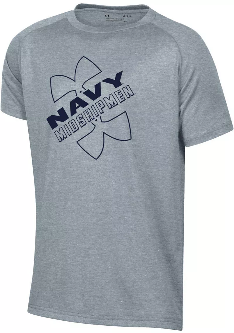 

Серая футболка с логотипом Under Armour Youth Navy Gardshipmen Tech Performance