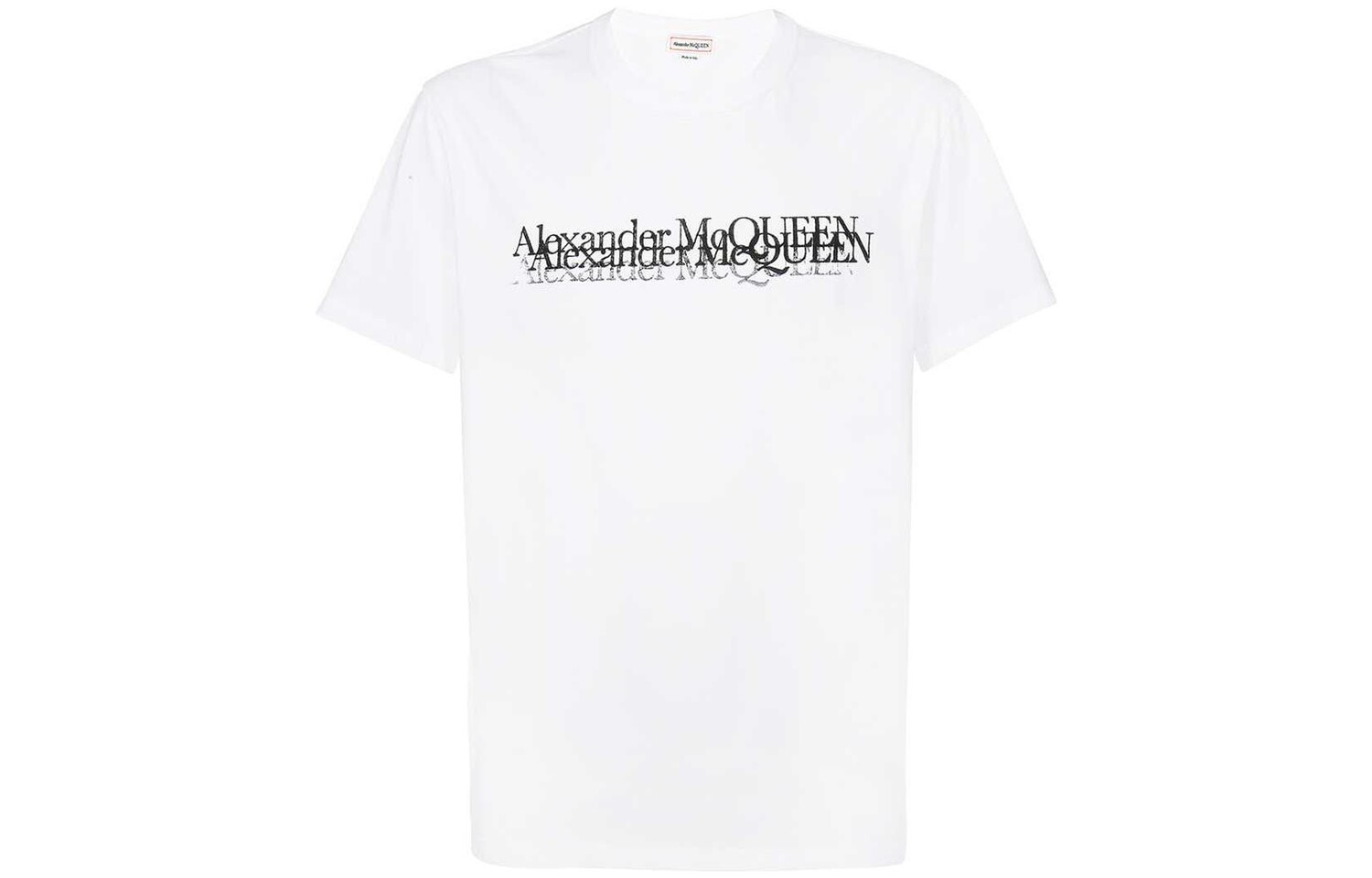 

Футболка с круглым вырезом и логотипом Alexander Mcqueen, белый