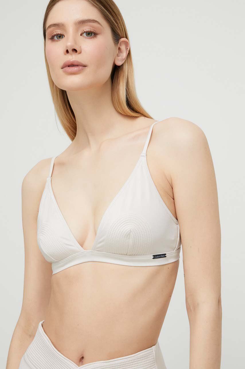 

Бикини-топ Calvin Klein, бежевый
