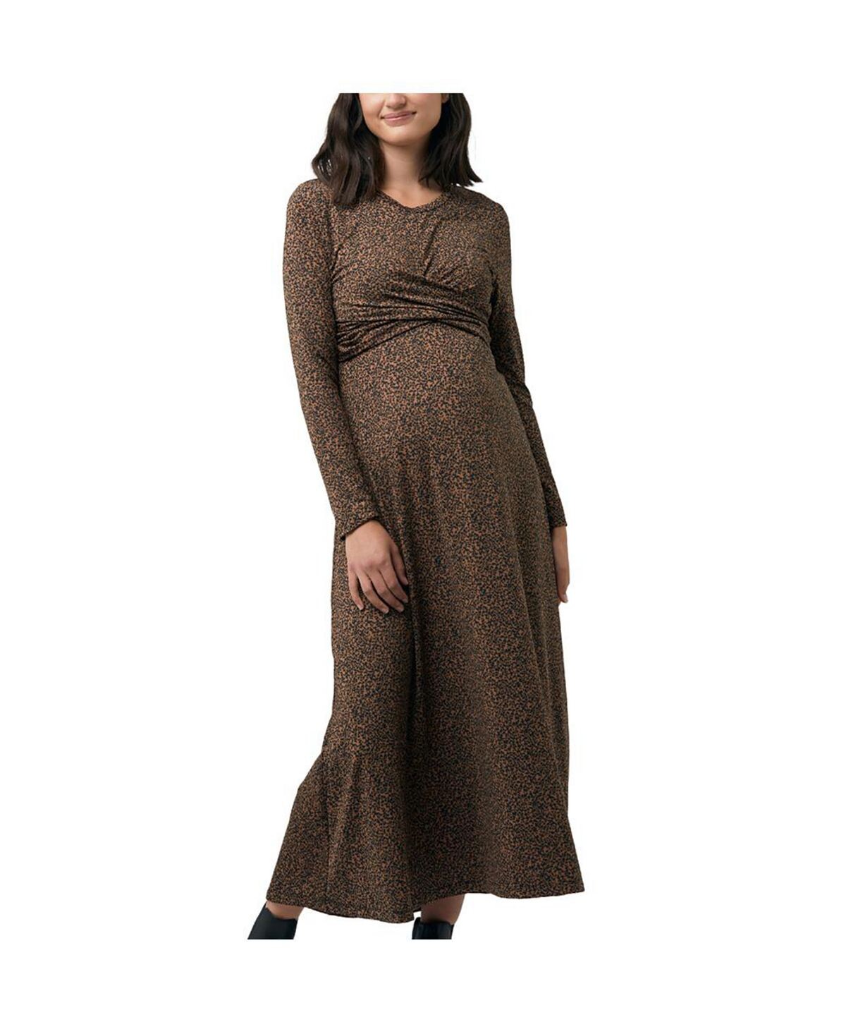 

Платье для кормящих мам Shae с перекрестием спереди, коричневое Ripe Maternity, Коричневый, Платье для кормящих мам Shae с перекрестием спереди, коричневое Ripe Maternity