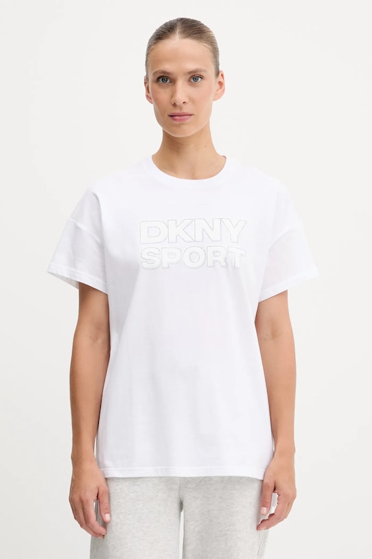

Футболка из хлопка Dkny, белый