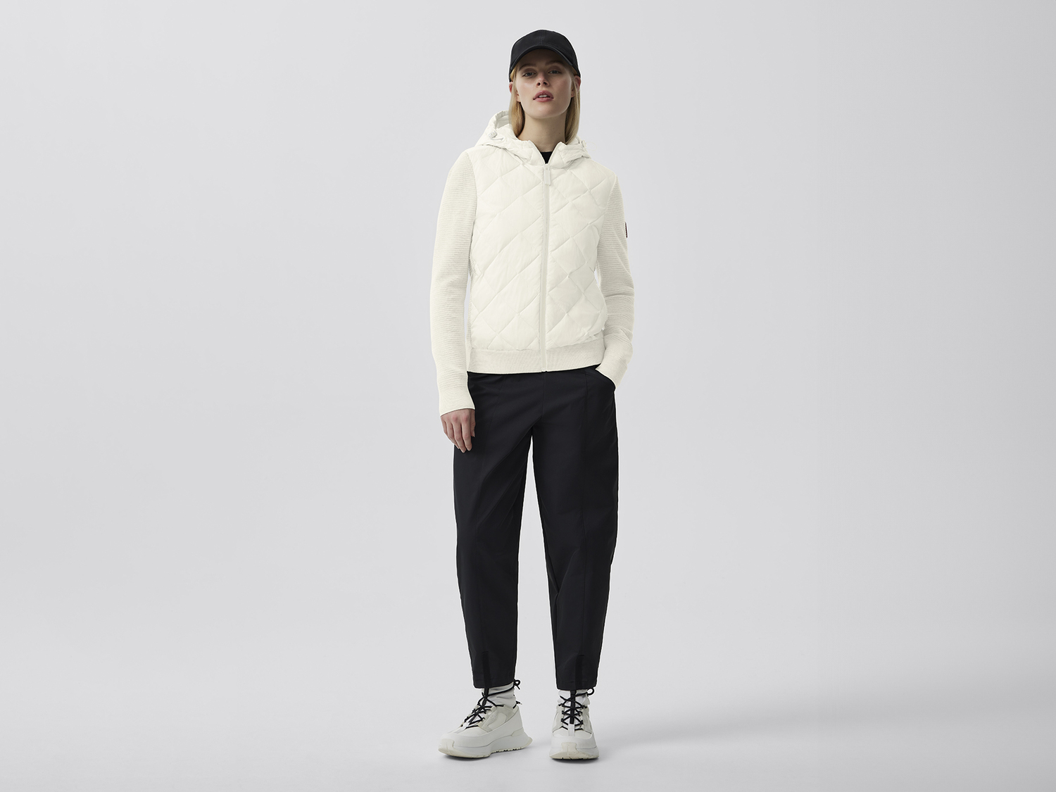 

Худи Canada Goose HyBridge Quilted Knit, Cottongrass
