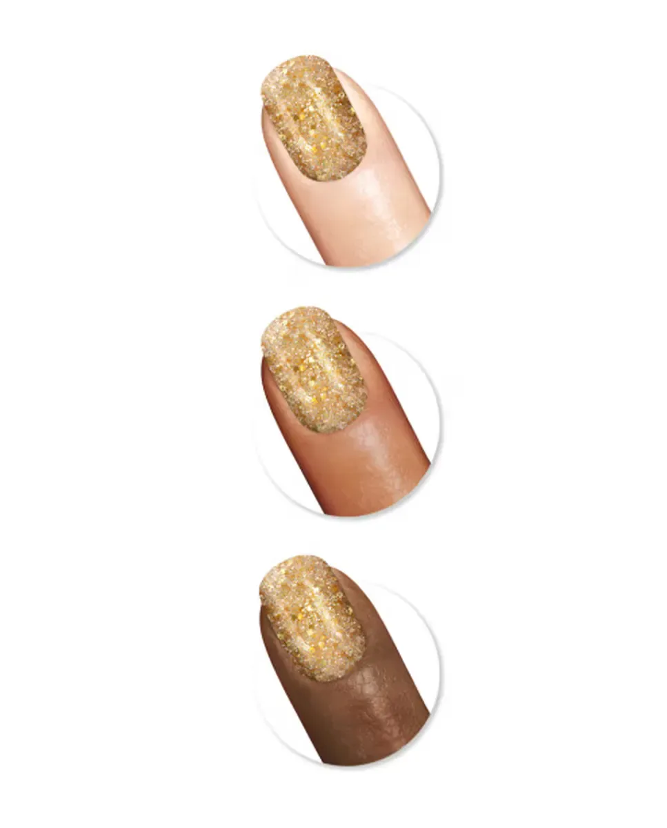 Лак для ногтей Miracle gel Коллекция Пряничное печенье Sally Hansen, 914 - Less Bitter, More Glitter — фото 3