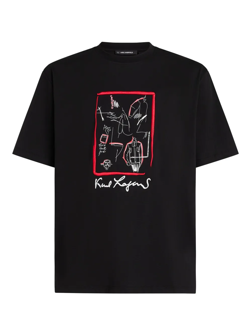 

Футболка Karl Series KARL LAGERFELD, черный
