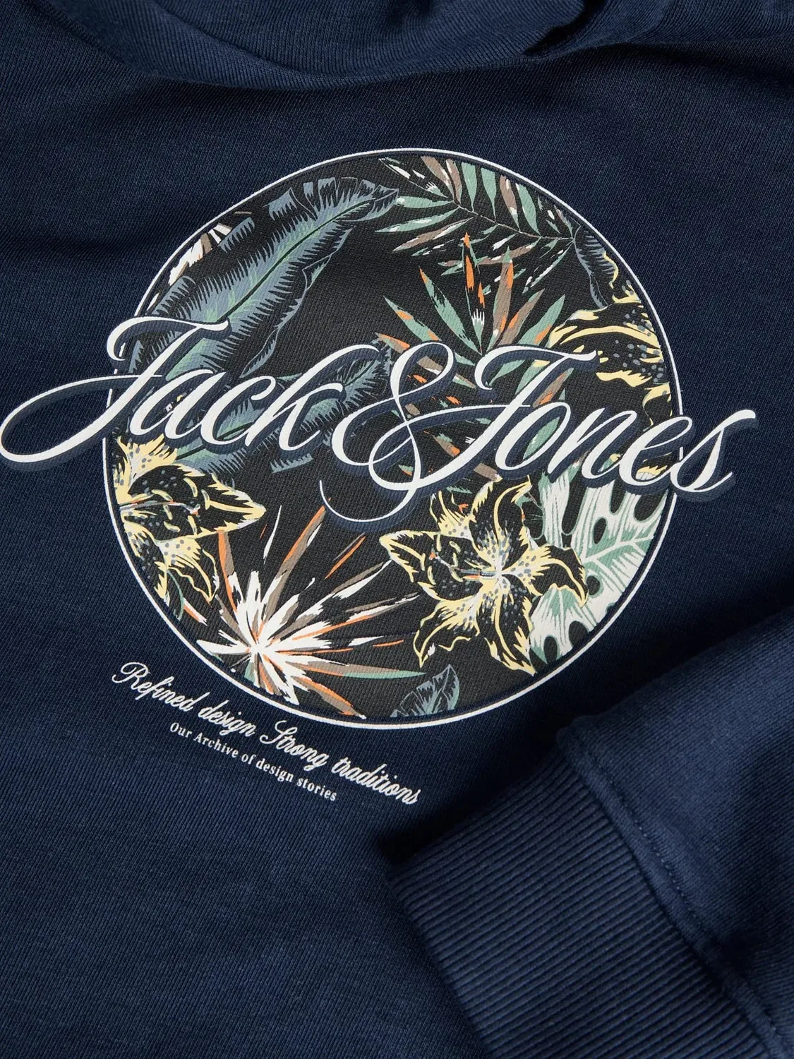 Свитшот с капюшоном JACK & JONES Junior, navy blazer — фото 3