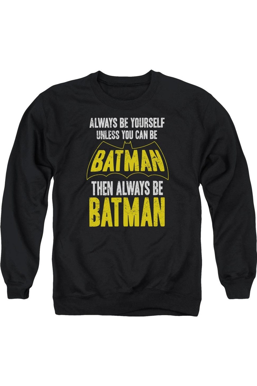 

Толстовка Batman Be Batman для взрослых с круглым вырезом Gildan, черный