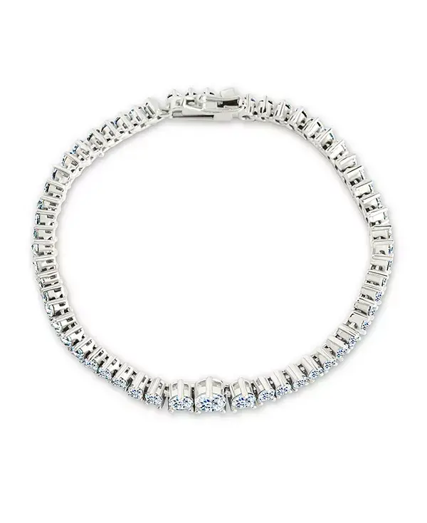 

Теннисный браслет Татум с кубическим цирконием Sterling Forever, silver