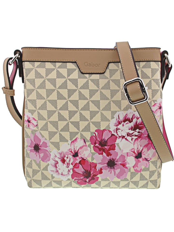 

Gabor Сумка через плечо Barina Flower Cross Bag M, бежевая