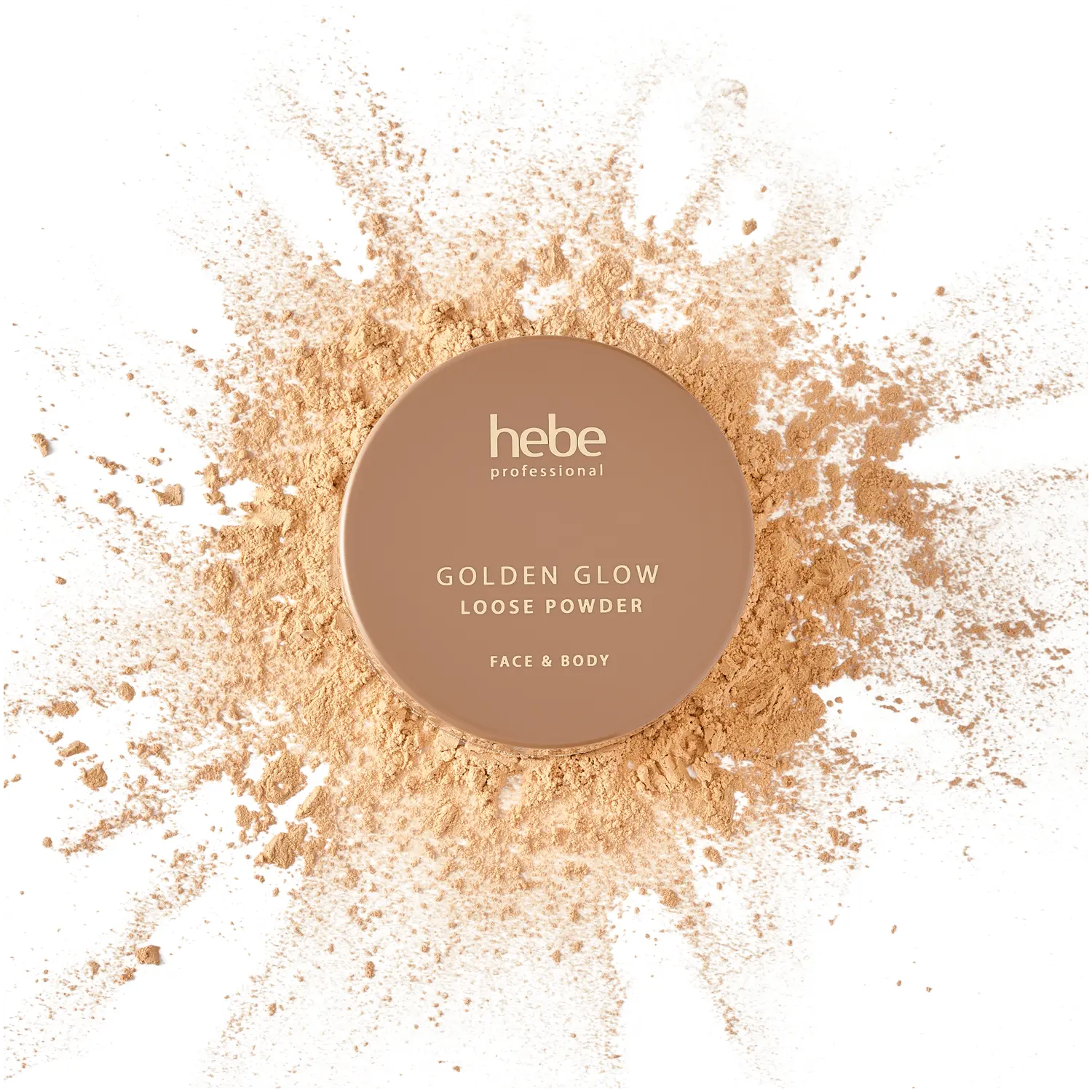 

Осветляющая рассыпчатая пудра для лица и тела с эффектом сияния Hebe Professional Golden Glow Face & Body Powder, 10 гр