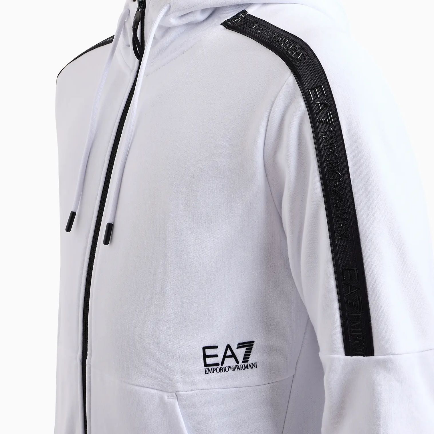 EA7 SS24 Свитер Мужской Белый EMPORIO ARMANI — фото 4