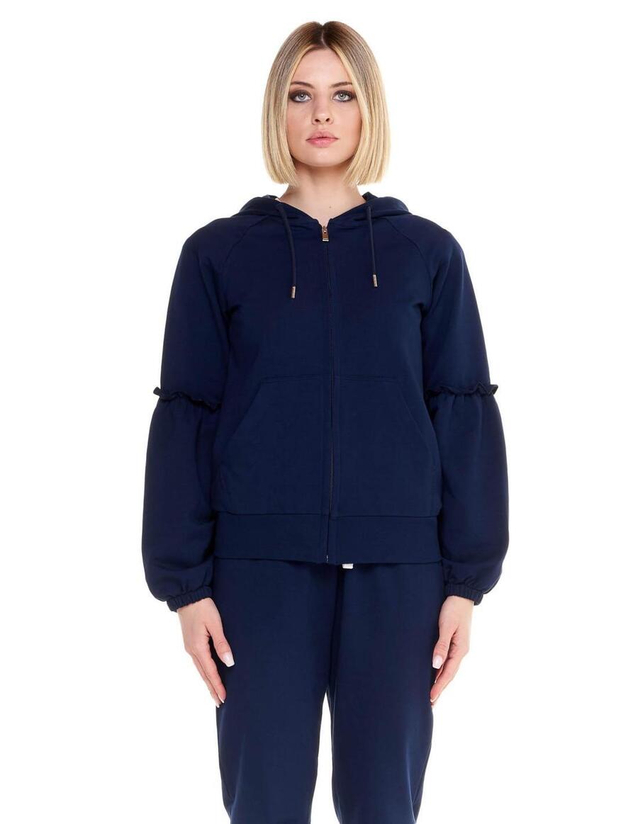 

LEONE 1947 APPAREL Женская толстовка с капюшоном на молнии Sparkly