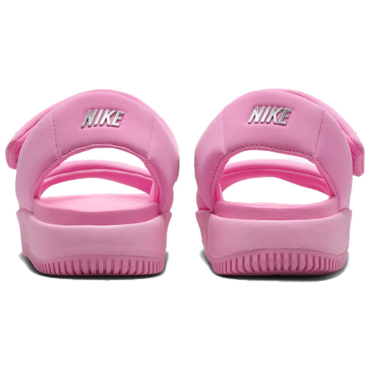 Nike Кроссовки Calm Sandal Hyper Pink Metallic Silver для женщин — ярко-розовый/ярко-розовый/металлическое серебро, цвет Bright Pink/Bright Pink/Metal Silver — фото 4