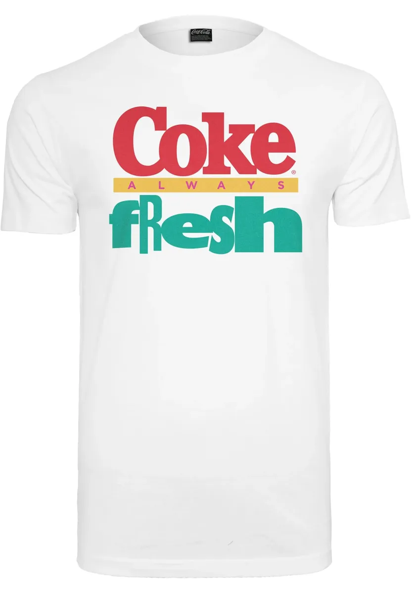 

Футболка Merchcode "Мужская футболка Merchcode с логотипом Coca Cola 90-х годов", белый