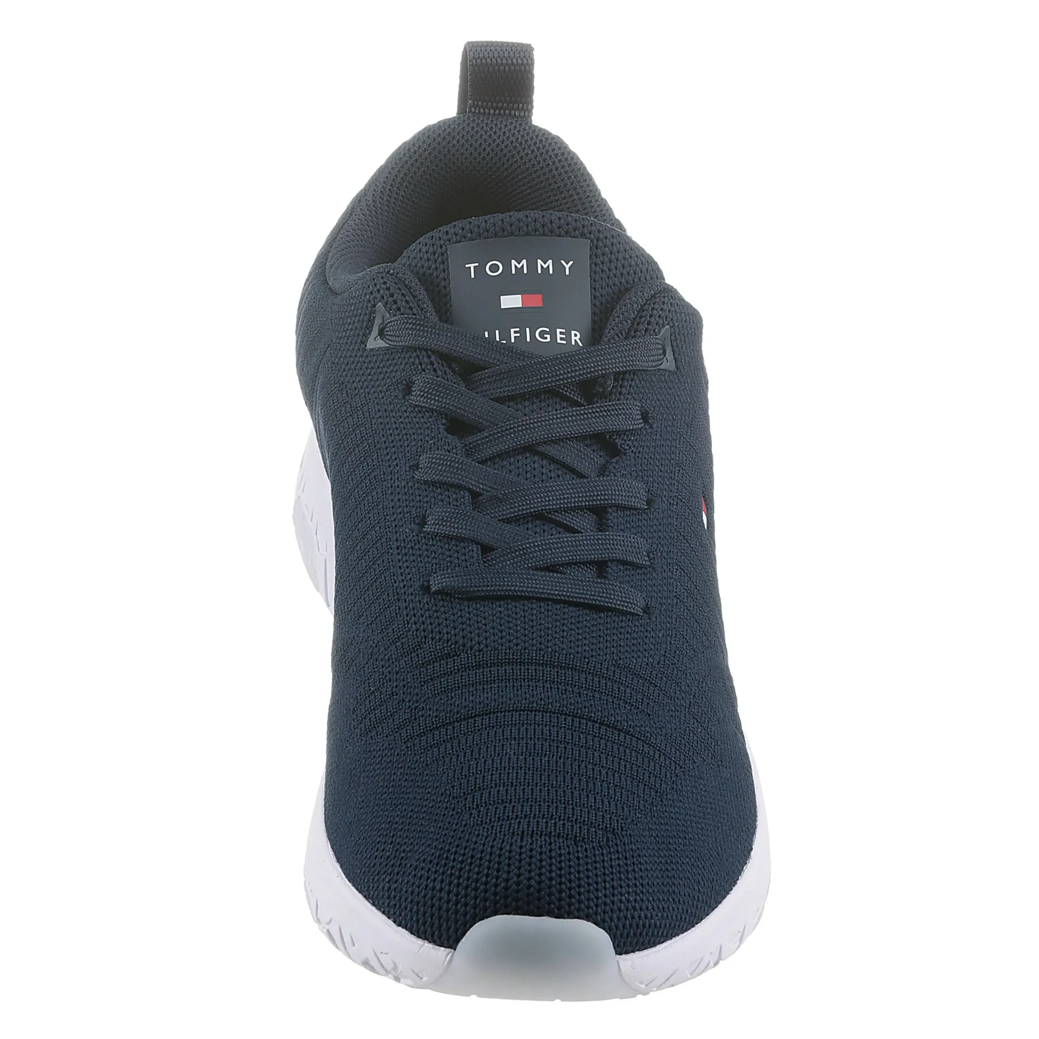 Кроссовки Tommy Hilfiger "CORPORATE KNIT RIB RUNNER", синий — фото 3