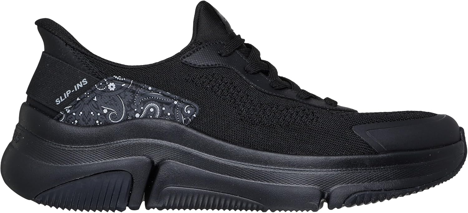 Мужские слипоны Skechers Snoop Sparrow Flex - Soarin' Hands Free, черный — фото 4