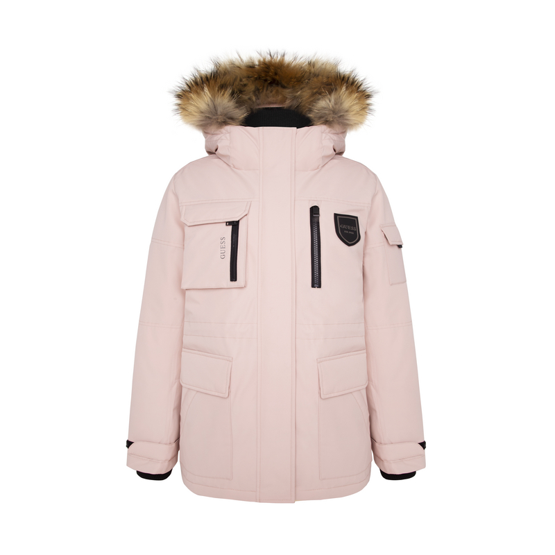 

GUESS Женская пуховая куртка, G66B-Peach Pink