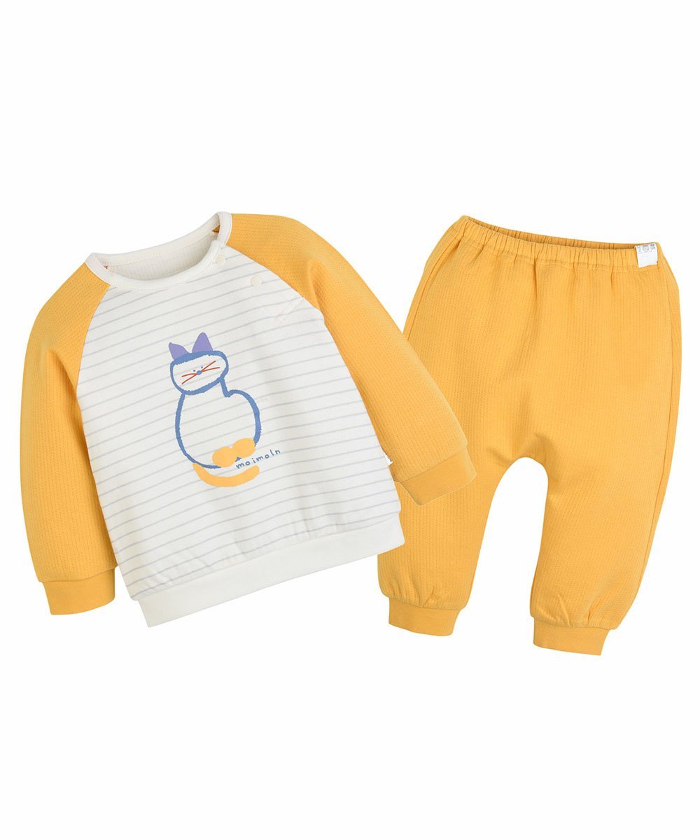Футболка с длинными рукавами и брюки Geocat Moimoln, Yellow