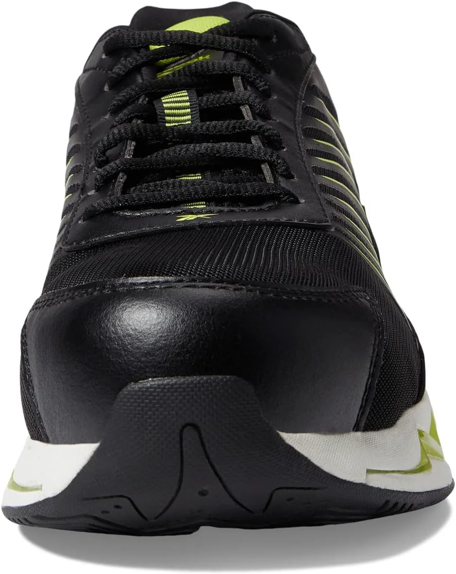 Мужские кроссовки Reebok Work Zig Elusion Heritage, черный/зеленый — фото 3