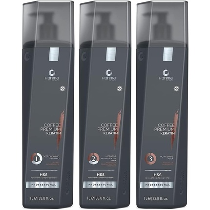 

Tokyo Coffee Premium Hair Treatment 3 шага 3 литра Honma