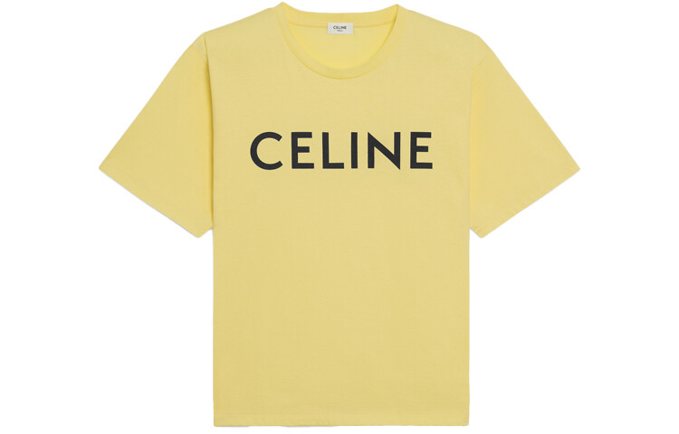 

Футболка женская желтая Celine