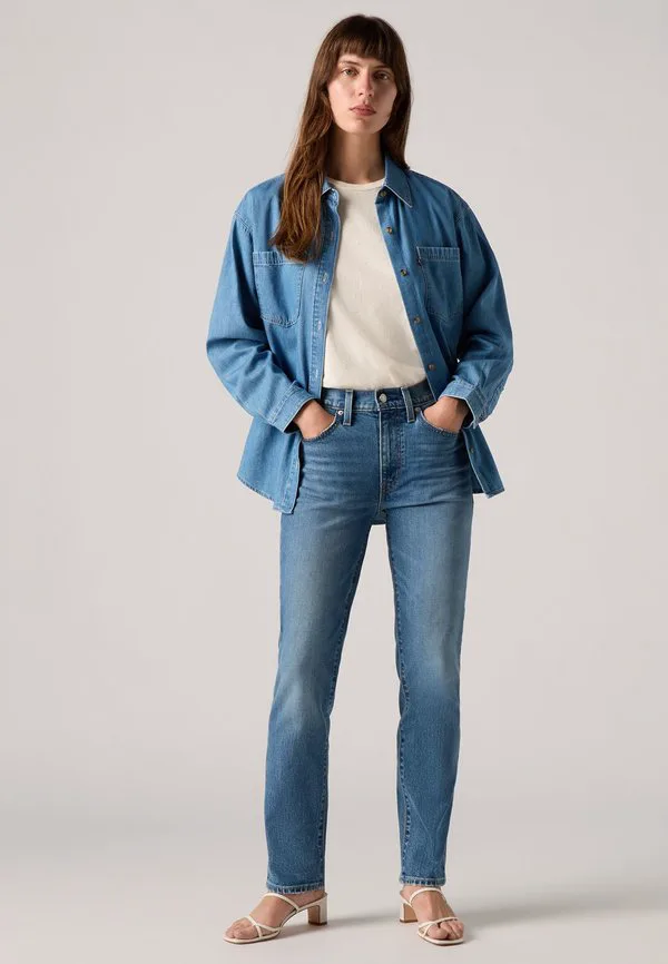 724 джинсы с высокой посадкой и прямыми штанинами Levi'S, Kick Start — фото 2