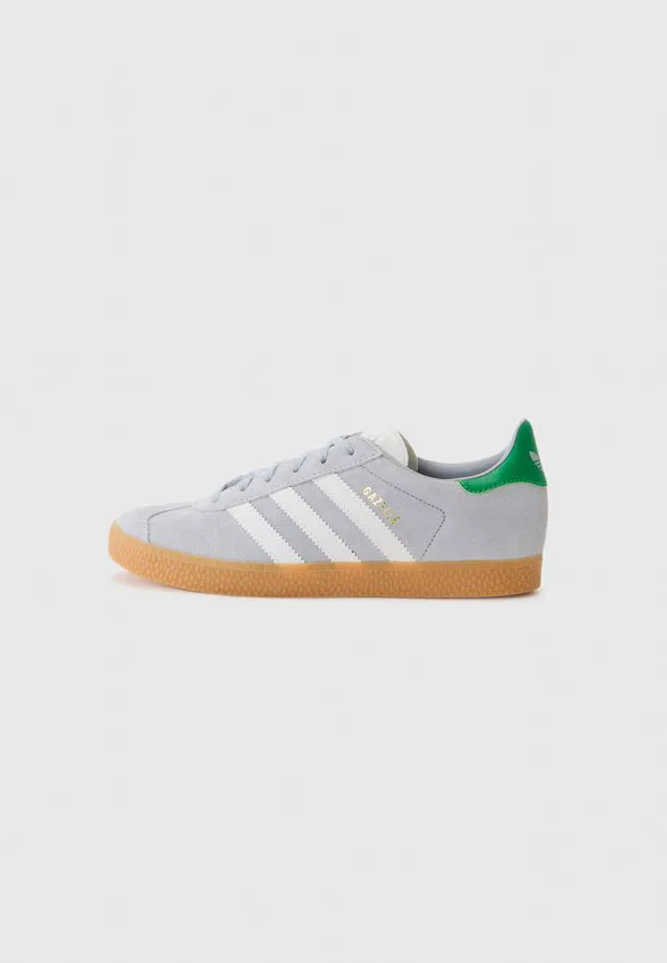 Кроссовки gazelle унисекс Adidas Originals, Halo Silver-Coloured/White/Green