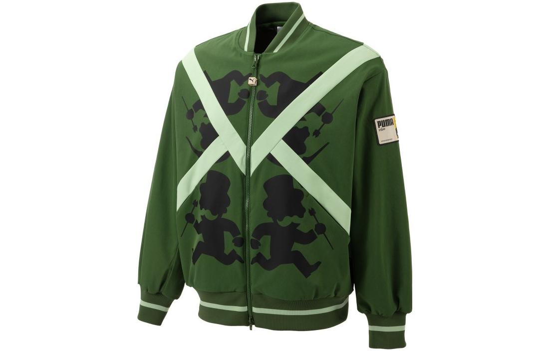 

X Staffonly X Monopoly Коллаборация Курка Унисекс Туманово-зелёный PUMA, Зеленый, X Staffonly X Monopoly Коллаборация Курка Унисекс Туманово-зелёный PUMA