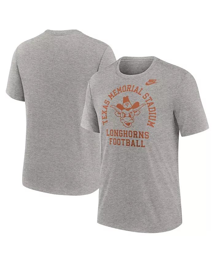 

Футболка мужская Heather Gray Texas Longhorns Legacy Local Tri-Blend Nike