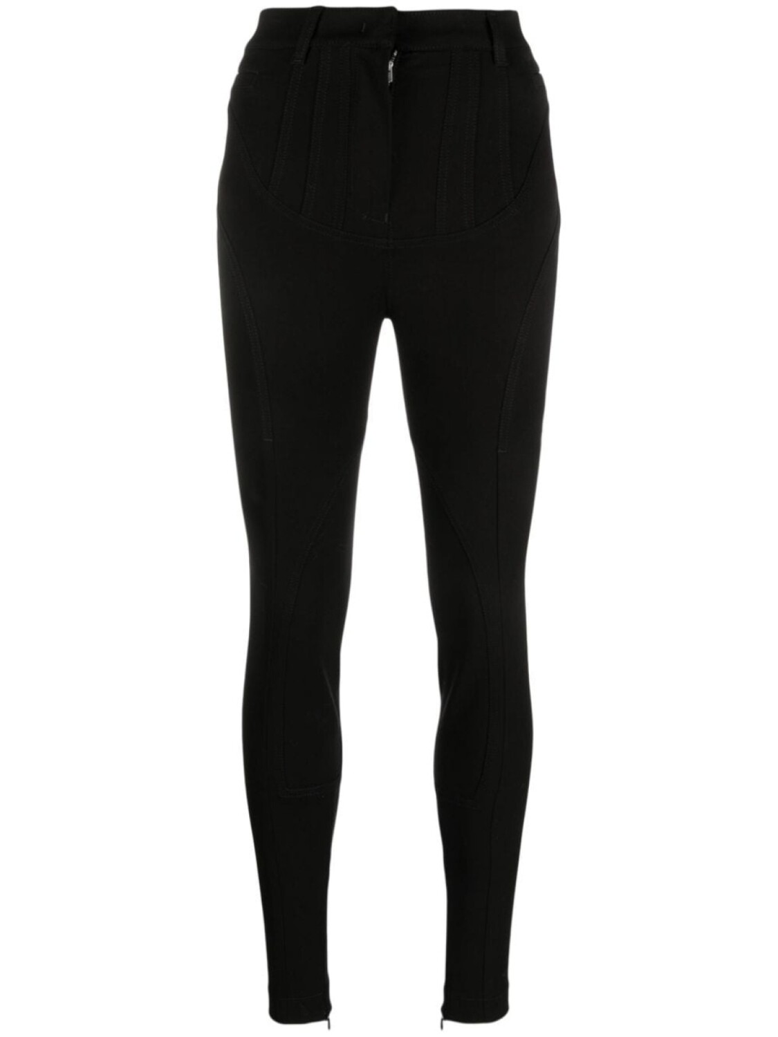 

Stella McCartney panelled skinny-cut trousers, черный