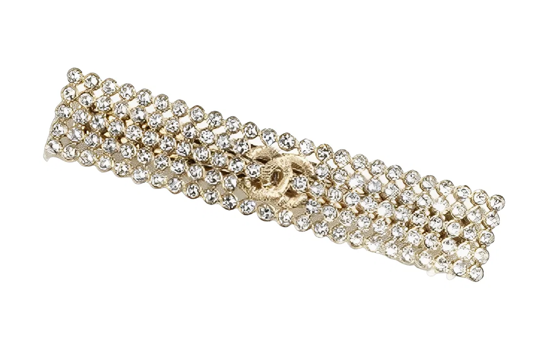 Заколка для волос CHANEL золотой